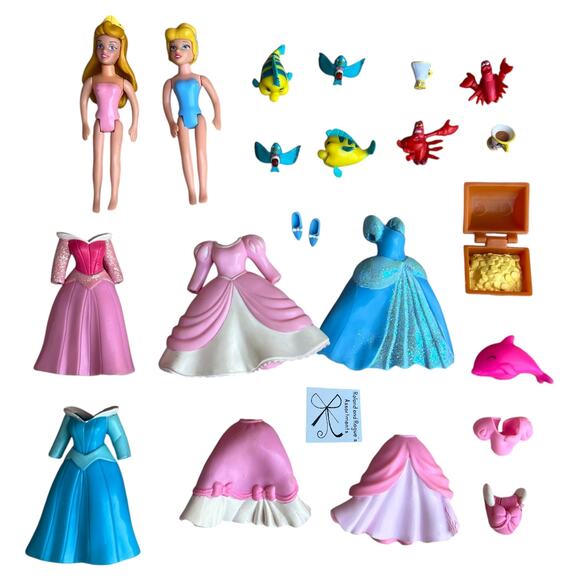 Disney Princess Dolls and Clothing Toy Lot - Picture 1 of 3
